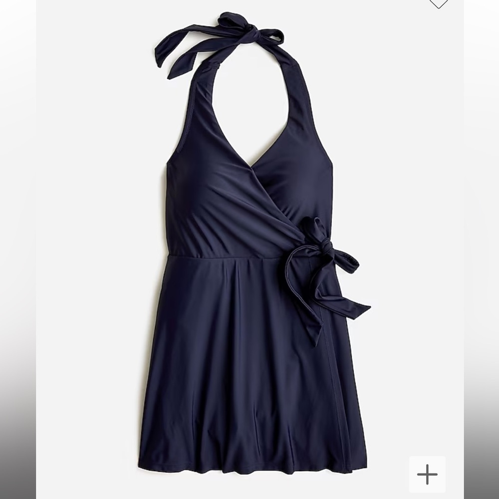 NWT JCREW Halter wrap swim dress